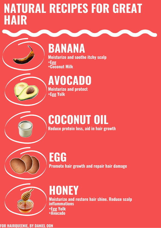 5 Natural Ingredients For Great Hair