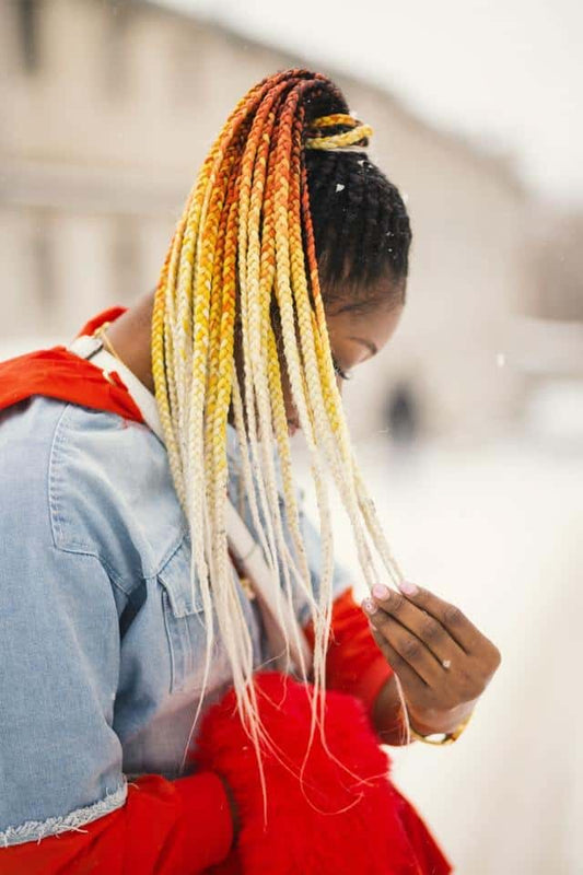 How to get rid of dandruff in braids